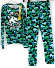 PJ Place: Glow In the Dark Pajamas Size 5 T /39-45 LB "Dinosaurs Are Roar-Some"