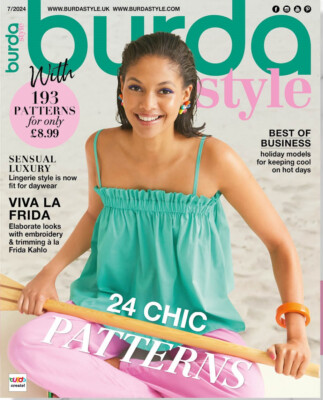 Burda Style Magazine 2024 Issue 7 with 193 Patterns - Viva La Frida