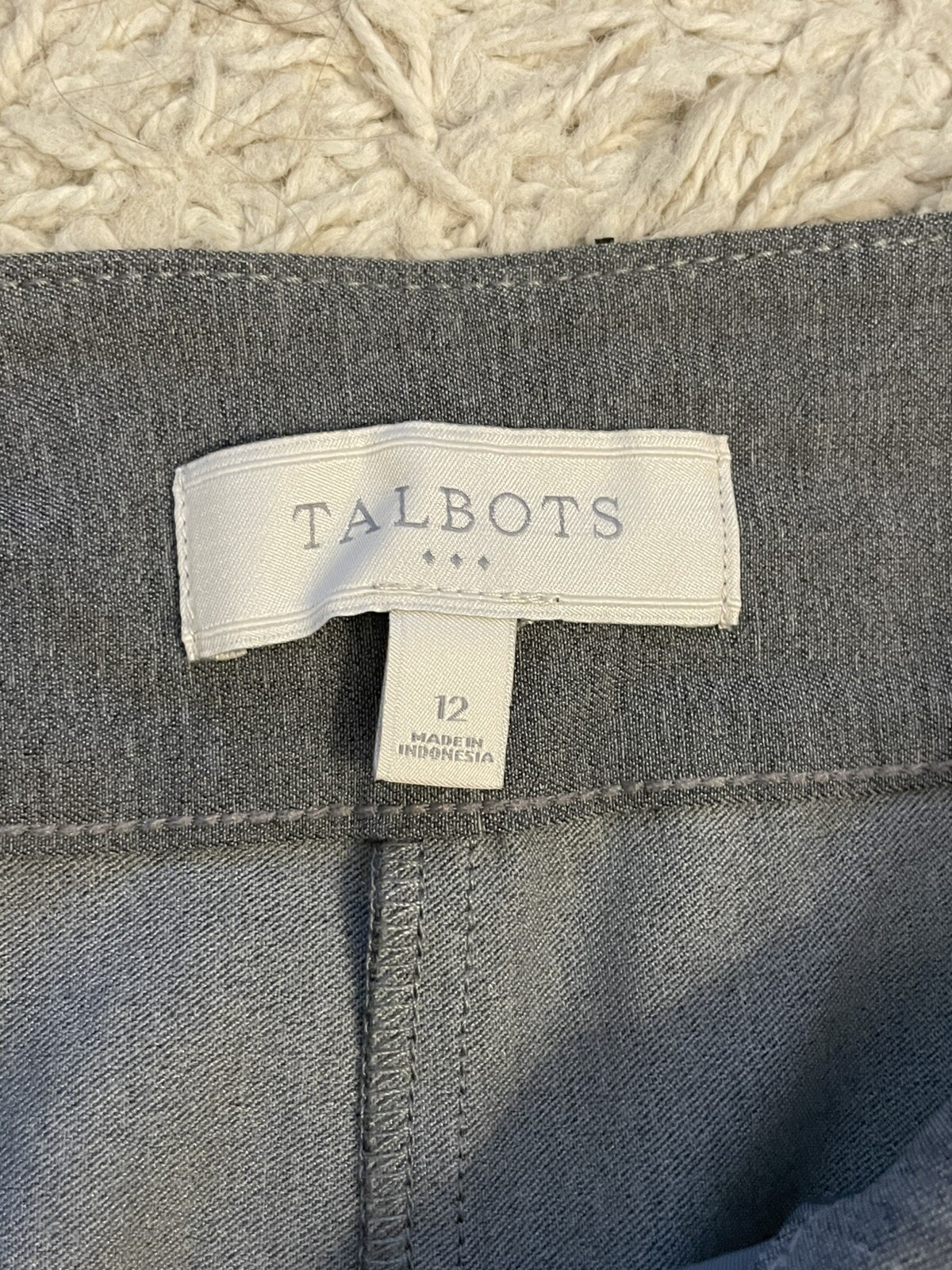 TALBOTS gray bootcut boot cut ankle stretchy pant… - image 3