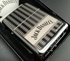 Zippo JACK DANIELS (Lines/Stripes/Pinstripes) High Polish Chrome 60000223