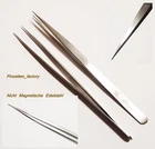 Eyelash Tweezers, Technical Tweezers, Fine Point Straight, Non Magnetic (SS)