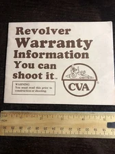 Connecticut Valley Arms Instruction Manual