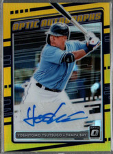 2020 Donruss Optic Autographs Gold #18 Yoshitomo Tsutsugo Auto /10