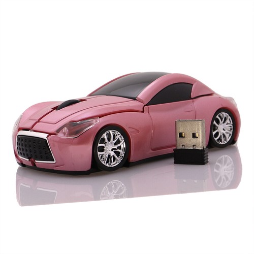 New wireless mouse Car-shaped computer optical mouse with LED headlights - Picture 6 of 14