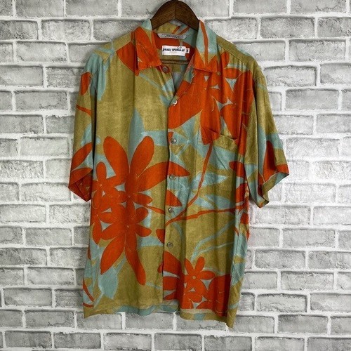 希少 RRL Tropical Print Camp Hawaiian Shirt 和柄 トロピカル 希少 RRL Tropical Print Camp Hawaiian Shirt 和柄 トロピカル