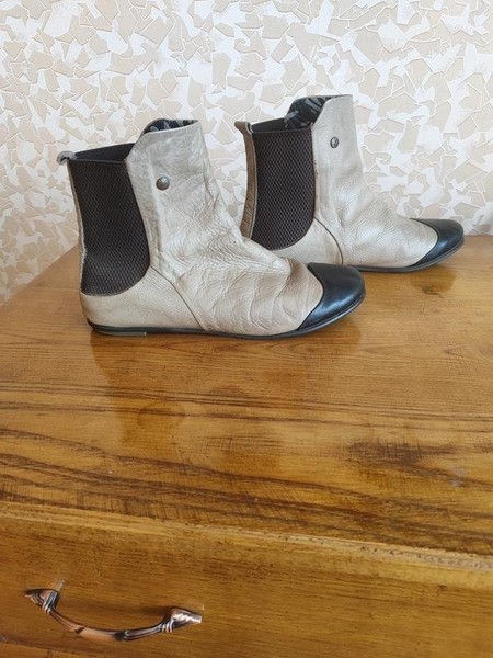Women Fly London Boots Black Leather 37