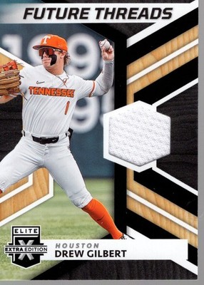 2022 Elite Extra Edition Future Threads #19 Drew Gilbert Jersey - BB
