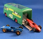 VTG Lesney RACING CAR TRANSPORTER Matchbox Major Pack M-6 BRM #52 Ferrari #73 BP