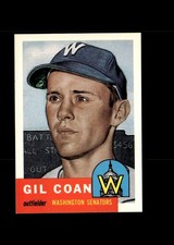 Gil Coan : 1953 Topps 1991 Archive MLB Baseball Card #133 : Washington Senators