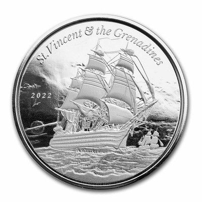 2022 St. Vincent & The Grenadines 1 oz Silver Warship BU | eBay