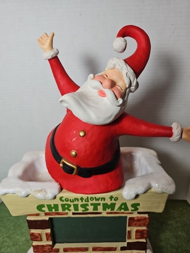 Large Digital Hallmark Tabletop Santa Countdown to Christmas Clock WORKS 15.5" - Picture 2 of 23