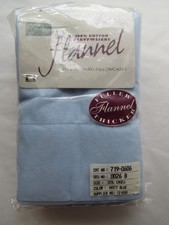 Flannel Standard Pillowcases Heavyweight 100 Cotton Misty Blue JC Penny