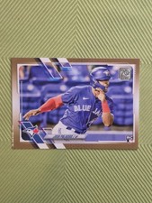Josh Palacios RC US256 Gold 0725/2021 Topps 2021 Update Series Toronto Blue Jays