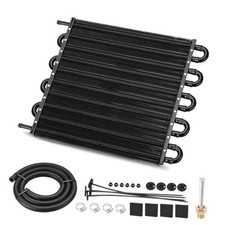 Upgrade 10 Pass Aluminium Transmission Oil Cooler, 5/16" Universals Tube 10 Row