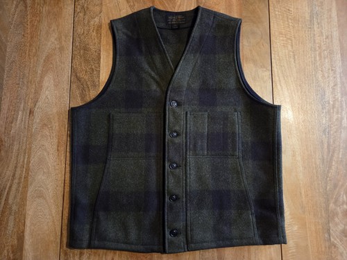 Filson Mackinaw Wool Vest | XL Long | Limited Edition | Forest Green/Brown - Picture 1 of 11