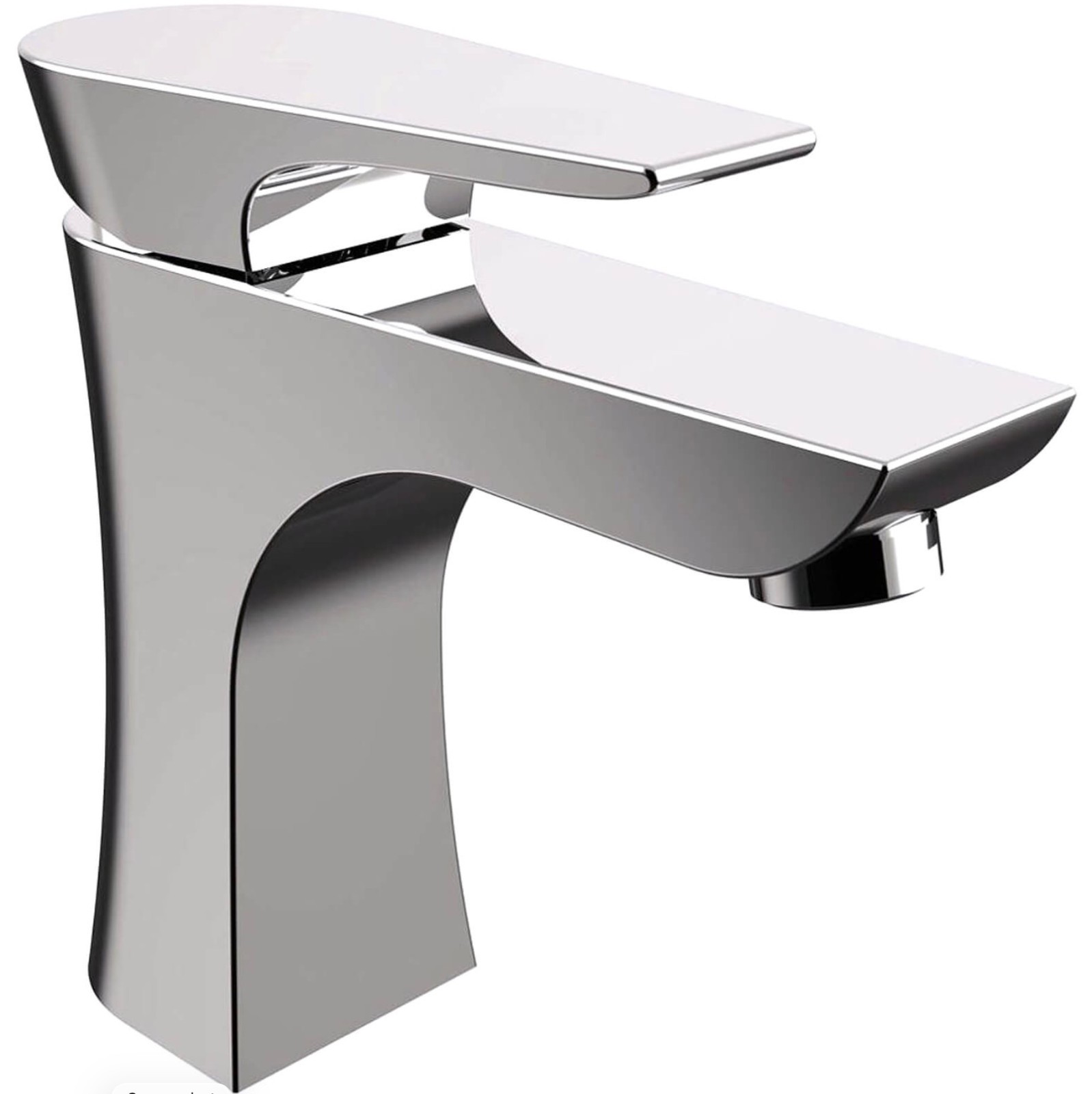 Bristan Hourglass 1 hole bath filler mixer tap in chrome. HOU 1HBF C, HOU1BFC