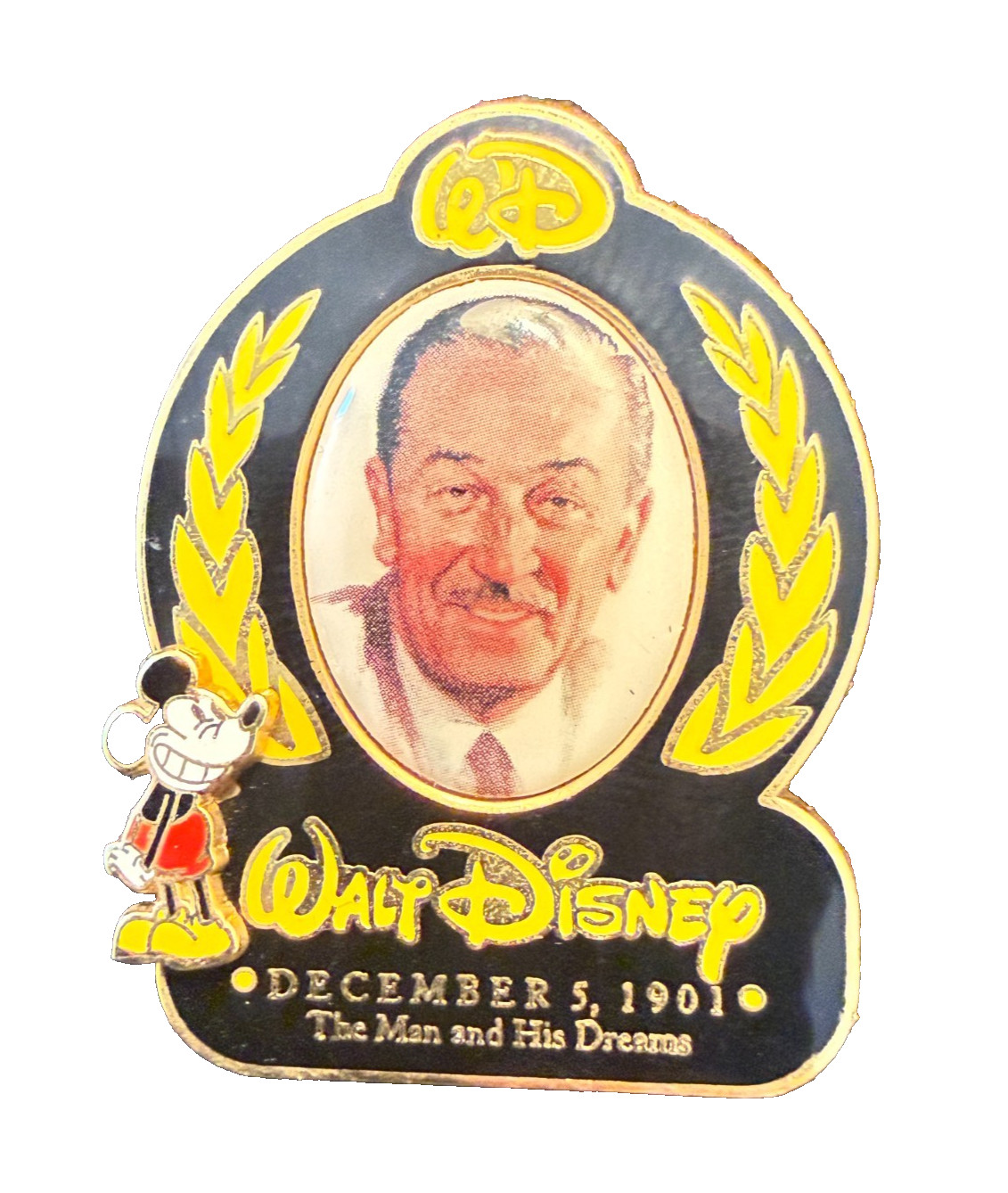 Disney Walt 100th Birthday Man and His Dreams Portrait Pin PP8467