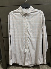 Jos. A. Bank Men's Tailored Fit Dress Shirt Cotton Medium 15 1/2 34/35 NWT