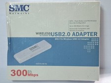 SMC SMCWUSB-N2 Wireless USB 2.0 Adapter 802.11n 300Mbps