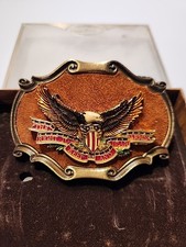 Vintage Raintree American Eagle Belt Buckle 1978