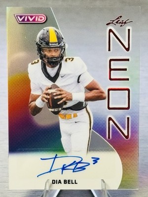   DIA BELL 2025 Leaf Vivid Neon Acetate Auto SP /2 #LAST ON PRINT BOOKEND!  