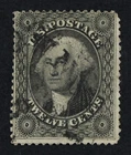 CKStamps: US Stamps Collection Scott#36 12c Washington Used Tiny Thin CV$350