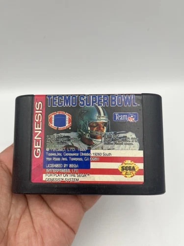 Tecmo Super Bowl for Sega Genesis Cart Great Shape