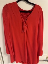 Hugo Boss Damen Kleid, Rot