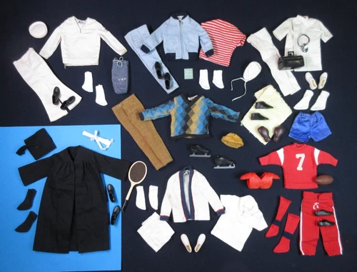 ** AUCTION Vintage Barbie KEN Lot #2 - Outfits - Clothes Shoes Accessories