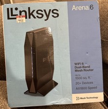 Linksys ARENA 6 AX1800 WIFI 6 Dual-Band Mesh Router E7350 