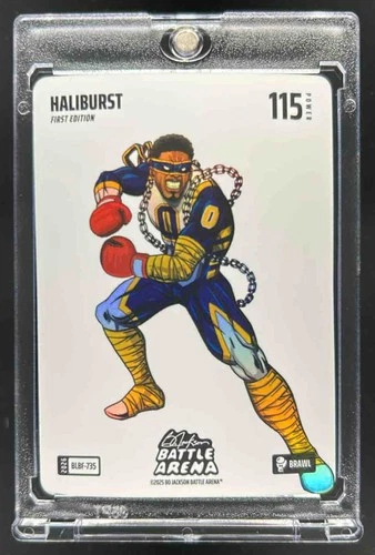 2026 Bo Jackson Battle Arena 1st Ed. Haliburst Blizzard Battlefoil #BLBF-735