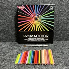Berol Prismacolor Soft Thick Lead Colored Pencil Set 120 Vtg 1993 Artist  25