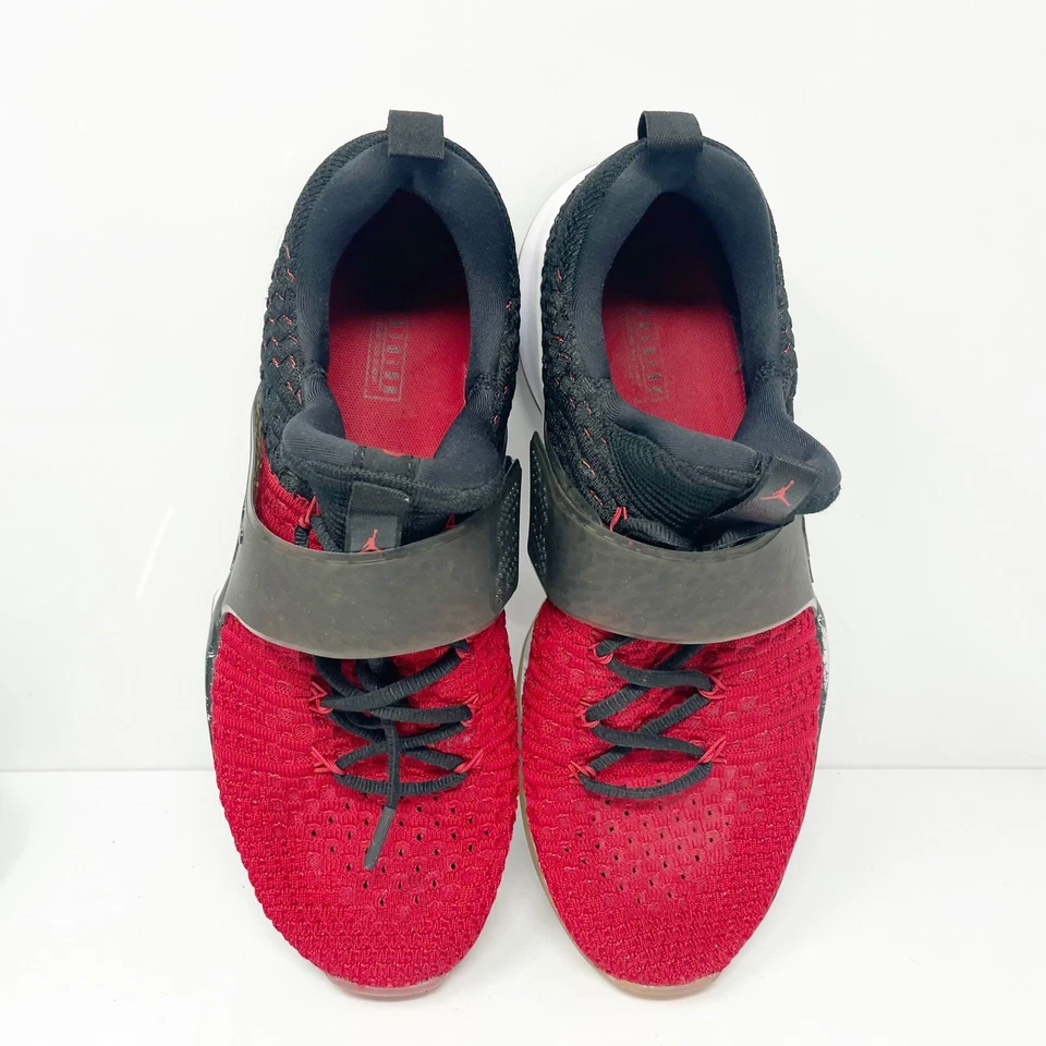 Nike Hombres Air Jordan Trainer 2 Flyknit 921210-601 Rojo Zapatos para Correr Tenis 9.5 Foto 4 de 4