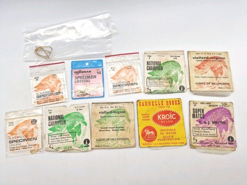 Job Lot Fishing Hooks - Sundridge, Drennan (Part Used Packs)