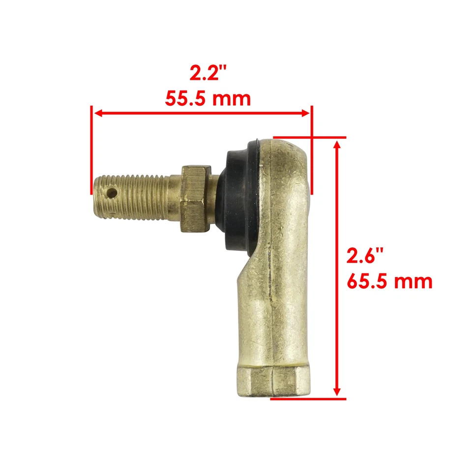 2 Tie Rod Sets for Yamaha Big Bear 400 4WD YFM400 2000-2012 - Image 3 of 4