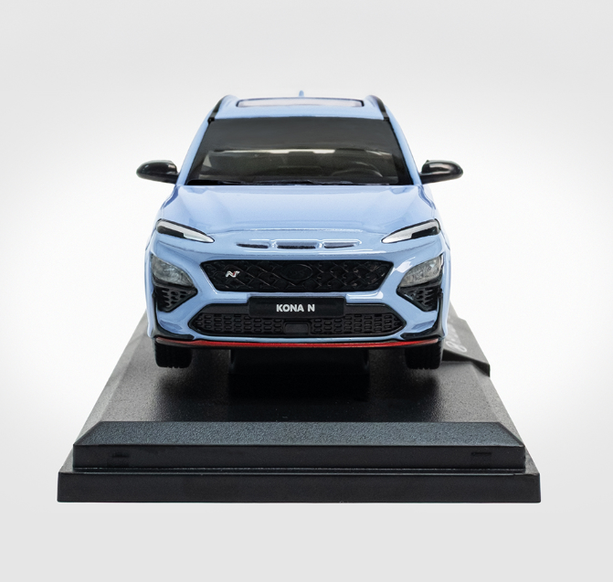 Hyundai Kona N 1:38 Scale Diecast Model Car Collectible Blue