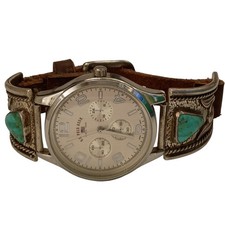 Important Deceased Jerry Roan Navajo Turquoise WRISTWATCH