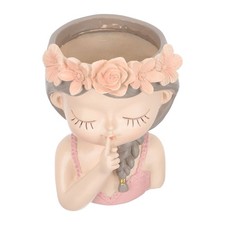  Pot De Fleur Visage Femme Fleurs D'intérieur Planteur Cactus À Créatives