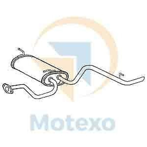 Klarius DW23K Auspufftopf Hinten Matiz 0.8 1.0 00-04-image