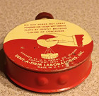 Antique 1930s DENT-A-FIRM Dental Dentures Adhesive Applicator TIN USA no reserve — photo 7