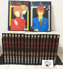 LIAR GAME Vol. 1-19 + roots of A Complete set Comic Japanese Language Manga Book