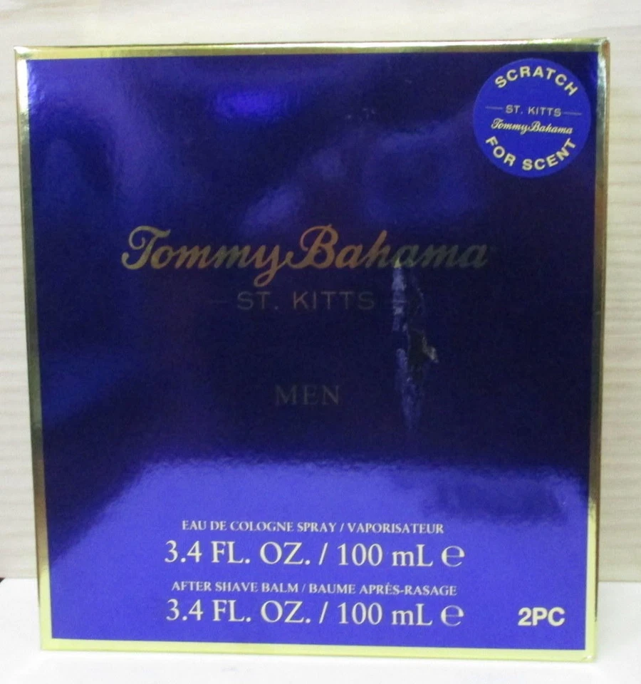 Tommy Bahama St. Kitts Set de Regalo para Hombres 3.4 OZ Colonia, Después del Afeitado Nuevo Foto 3 de 4
