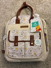 New Disney Baby Winnie The Pooh Multi-Piece Backpack Diaper Bag Set 13 Pockets