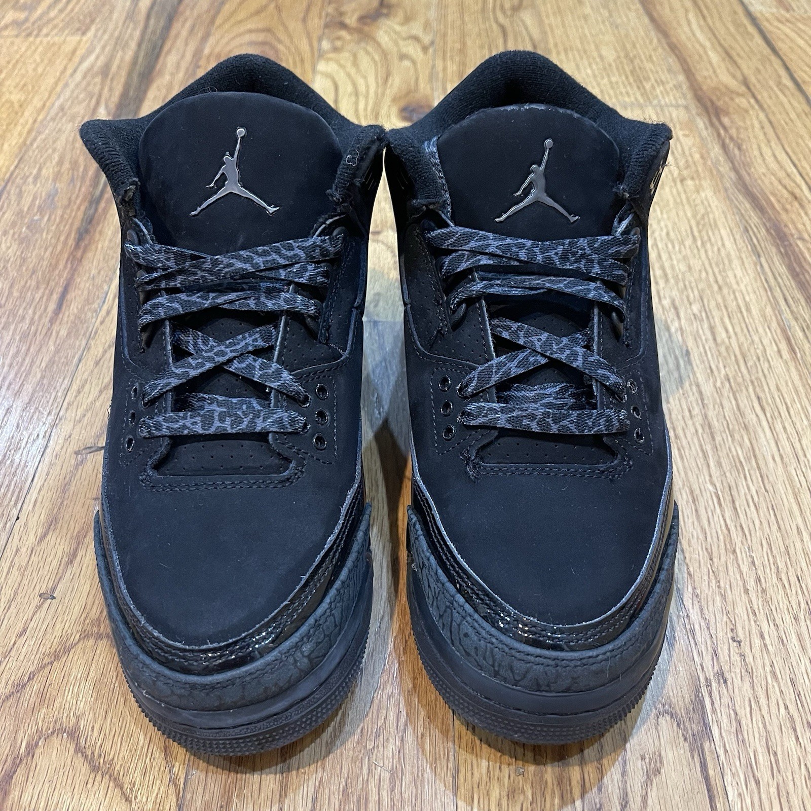 Nike Air Jordan 3 Black Cat DM0967-001 GS Size 5.5Y thumbnail 3