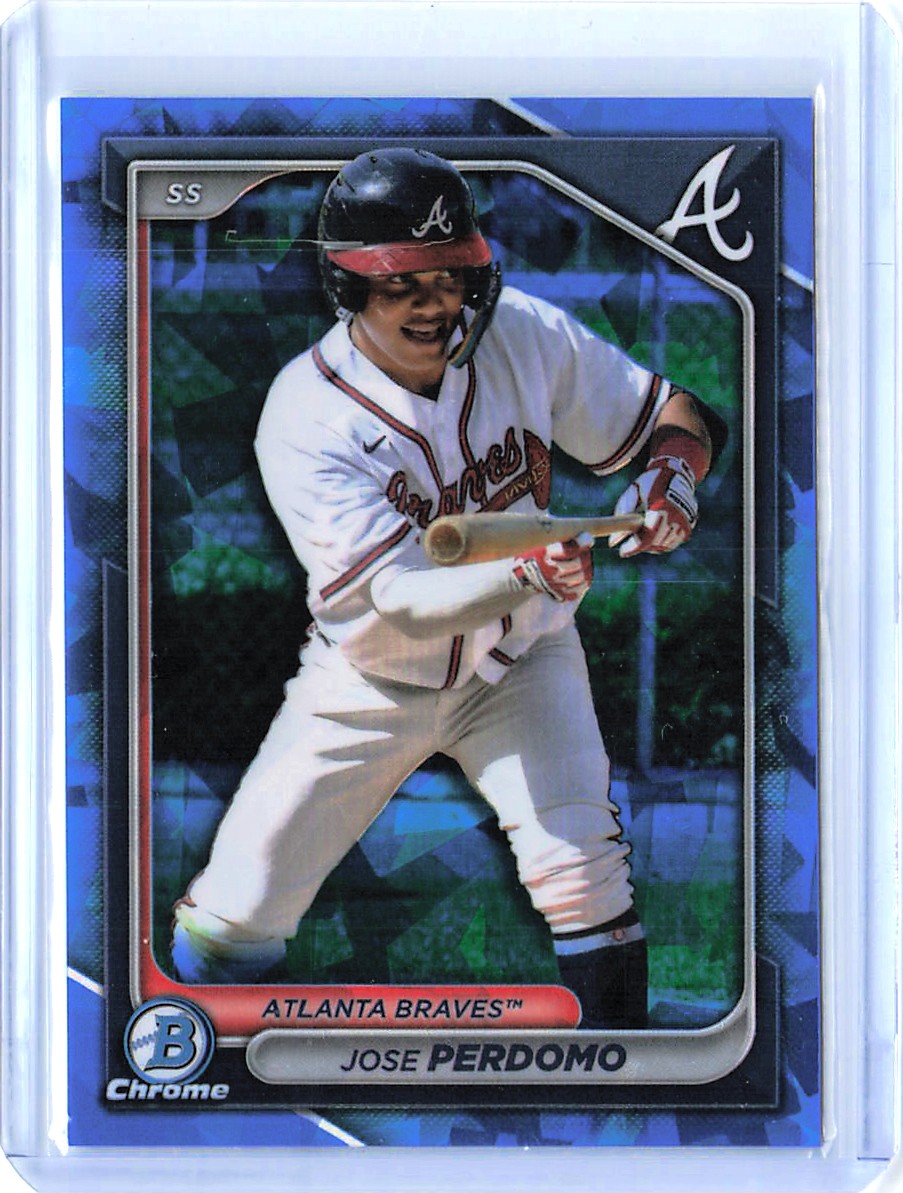 2024 Bowman Chrome Sapphire BCP-220 Jose Perdomo Baseball Card Prospects
