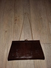 Krokodilleder Tasche Handtasche Vintage
