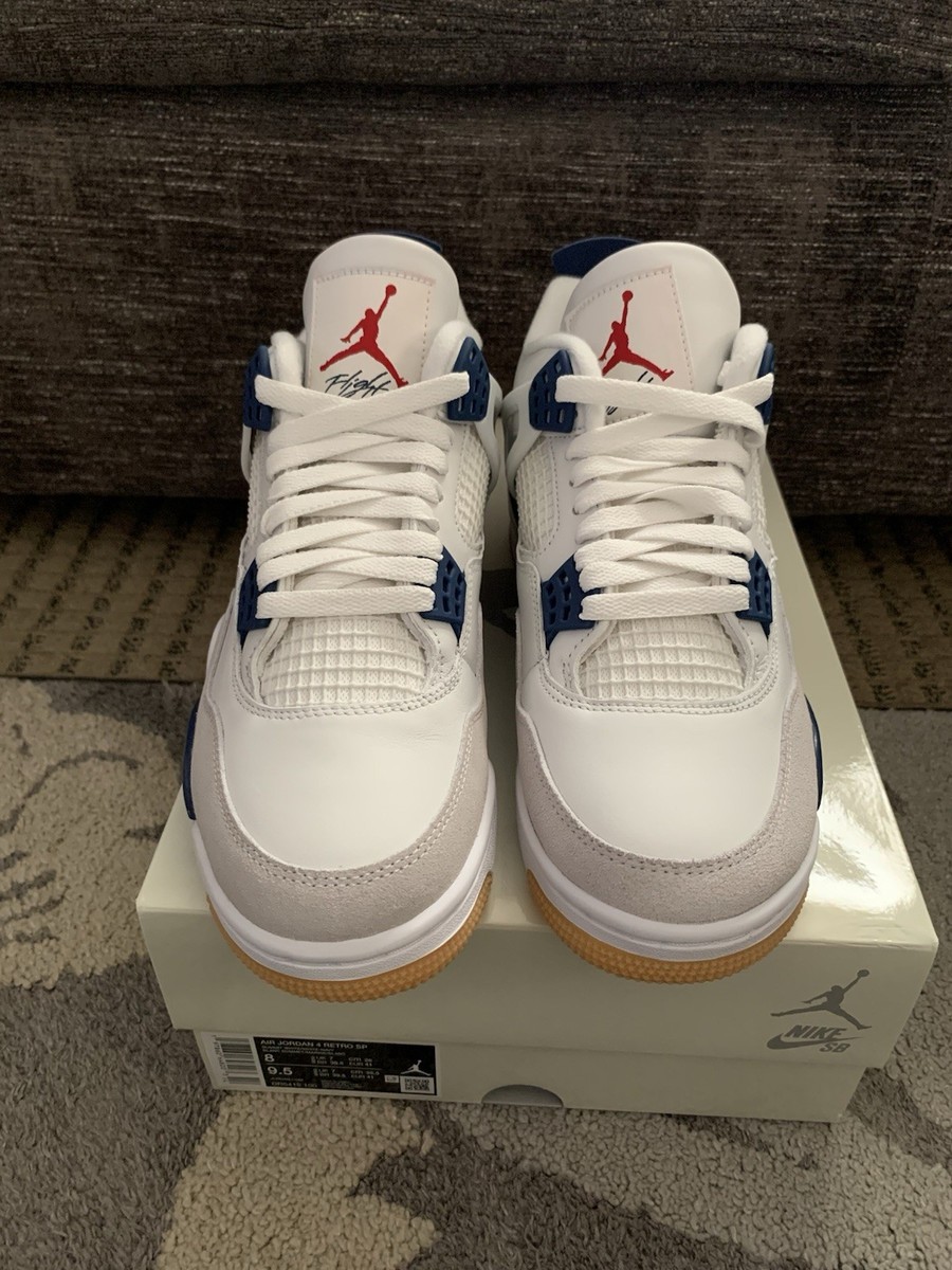Size 8 - Nike SB x Air Jordan 4 Retro SP 'Navy' DR5415-100