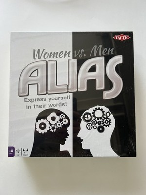 Women Vs Men Alias Board Game Tactic Games 4+ Players Age 15+ ~Sealed~ NIB