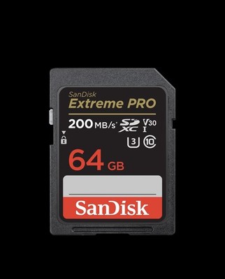 SanDisk 64GB Extreme PRO SDHC And SDXC UHS-I Memory Card - SDSDXXU-064G-ANCIN