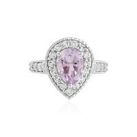 Cavill Damenring Lavendel Amethyst 1,4Ct Sterlingsilber WeißEr Topas-